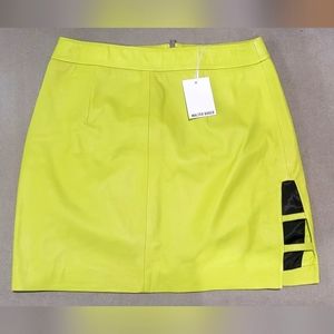 Key Lime Walter Baker Corteza Skirt (Mini) Size 8